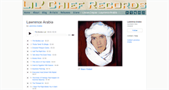 Desktop Screenshot of lawrencearabia.lilchiefrecords.com